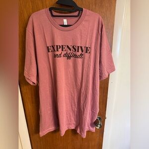 Bella Canvas New Without Tags Short Sleeve Graphic Print Mauve/Pink T-Shirt